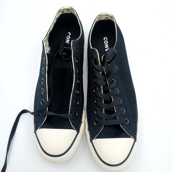 Converse Shoes Mens 8.5 Womens 10.5 Chuck Taylor All Star Low Top Sneakers Black